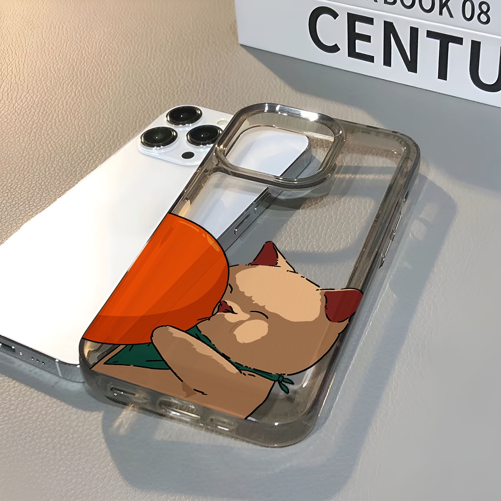 Ốp Điện Thoại Trong Suốt Chống Sốc In Hình Mèo Hoạt Hình Cho iphone 14 pro max 11 13 12 7 8 Plus X XR XSMax