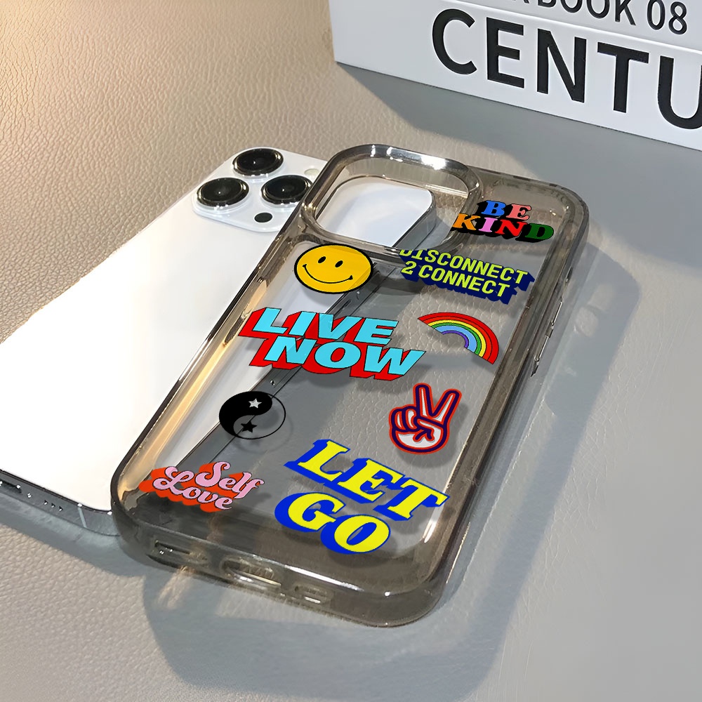 Ốp Điện Thoại Trong Suốt Chống Sốc In Logo Thời Trang Cho iphone 14 pro max 11 13 12 7 8 Plus X XR XSMax