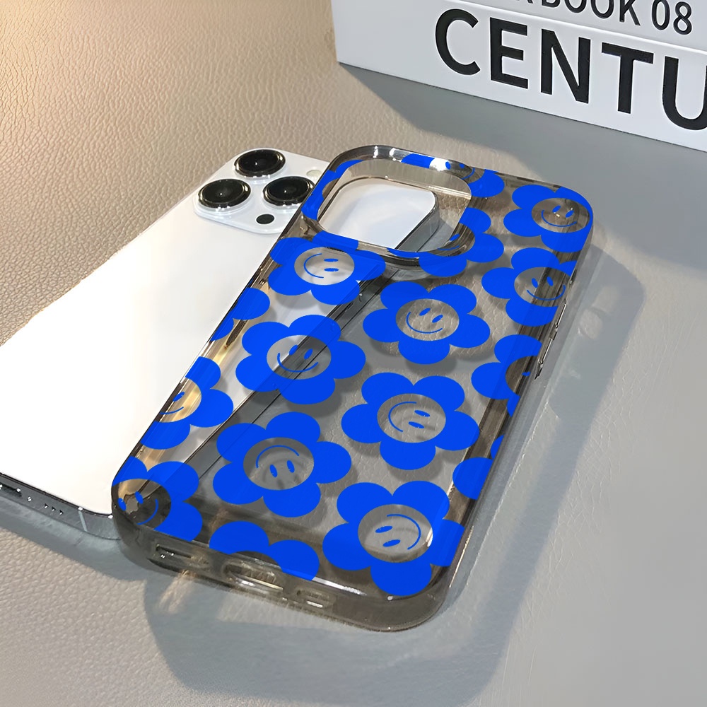 Ốp Điện Thoại Trong Suốt Họa Tiết Hoa Chống Sốc Cho iphone 14 pro max 11 13 12 7 8 Plus X XR XSMax