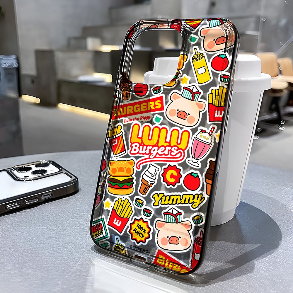 Ốp Điện Thoại Trong Suốt Chống Sốc Hình Thức Ăn Cho iphone 14 pro max 11 13 12 7 8 Plus X XR XSMax