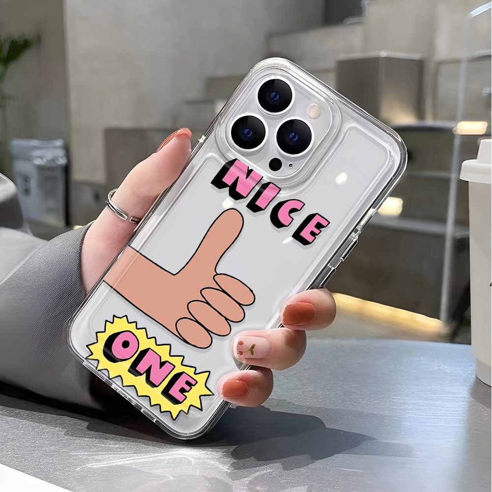 Ốp Điện Thoại Trong Suốt Chống Sốc Họa Tiết Hoạt Hình Cho iphone 14 pro max 11 13 12 7 8 Plus X XR XSMax