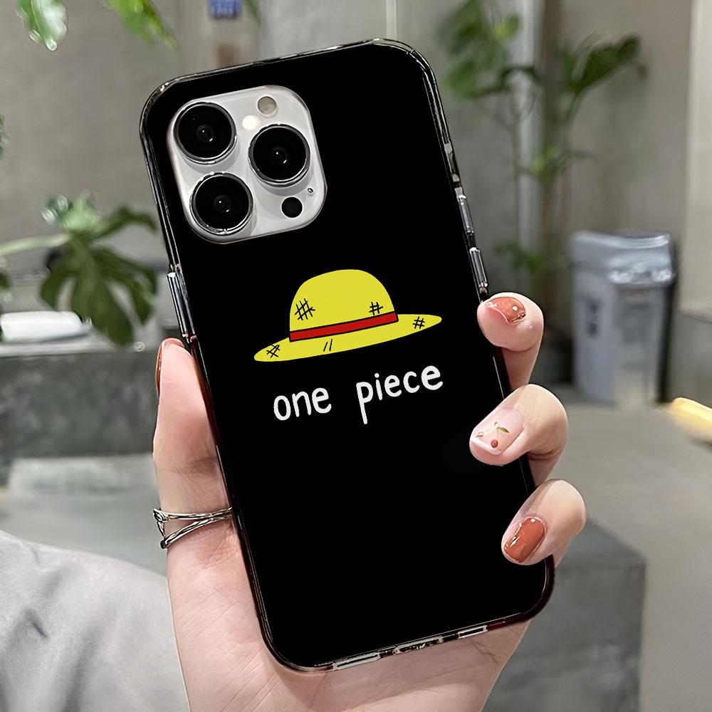 Ốp Điện Thoại Trong Suốt In Hoạt Hình One Piece Cho iphone 14 pro max 11 13 12 7 8 Plus X XR XSMax