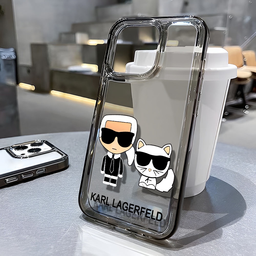 Ốp Điện Thoại Trong Suốt Chống Sốc In Hình Mèo Hoạt Hình Cho iphone 14 pro max 11 13 12 7 8 Plus X XR XSMax