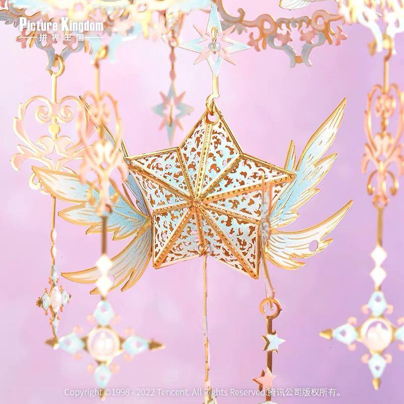 Đồ trang trí Đồ Chơi Lắp Ráp Ngôi Sao 3D Bằng Kim Loại Dùng Làm Quà Tặng Cho Bạn Gái