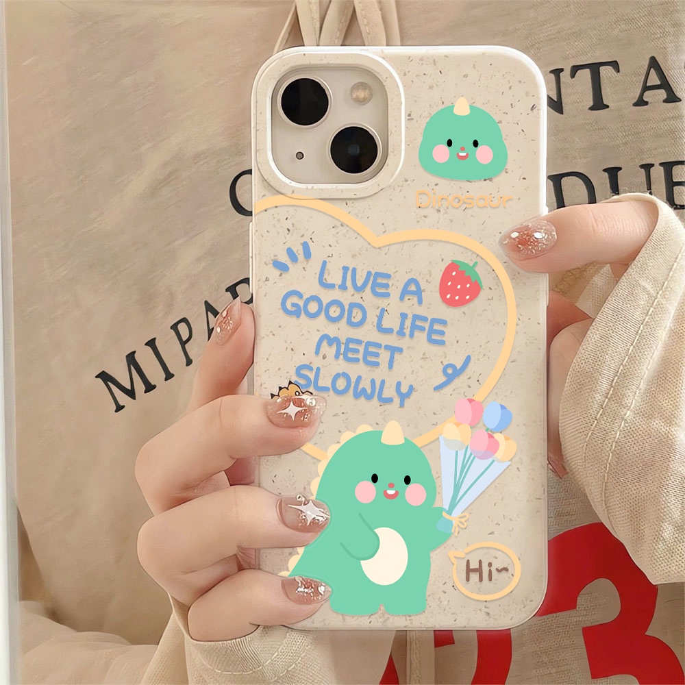 Ốp Điện Thoại Chống Sốc Họa Tiết Khủng Long Cho iphone 14 pro max 11 13 12 7 8 Plus X XR XSMax