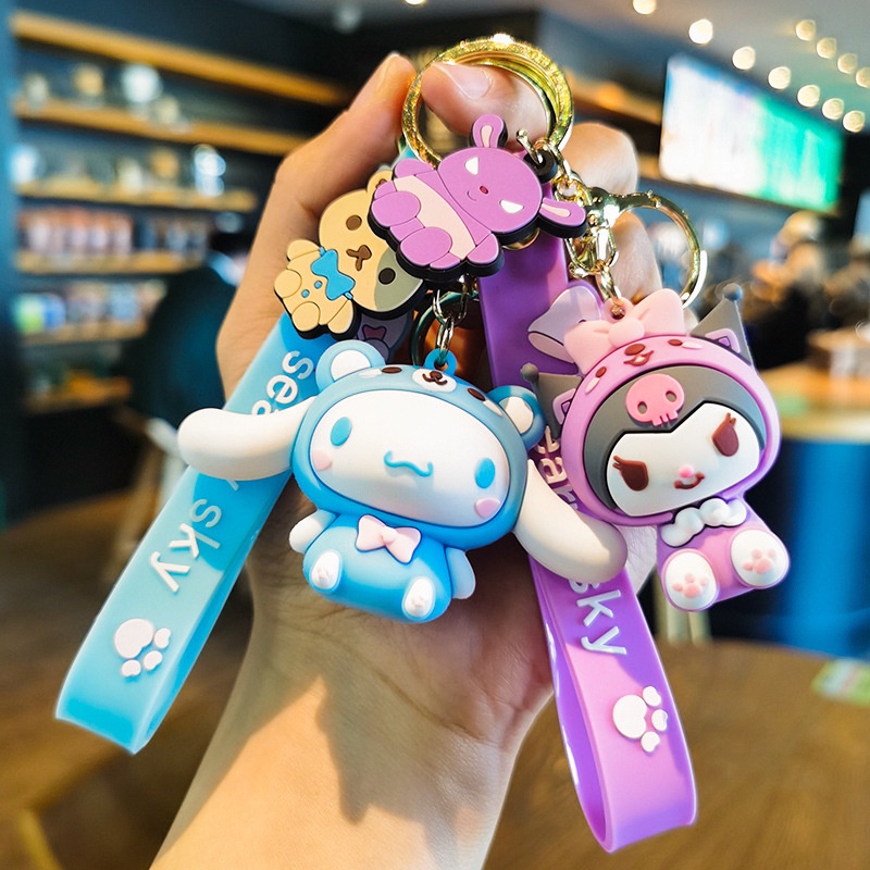 Móc Khóa Hình Búp Bê Trong Coffeejoy Sanrio hug little buddy Dễ Thương