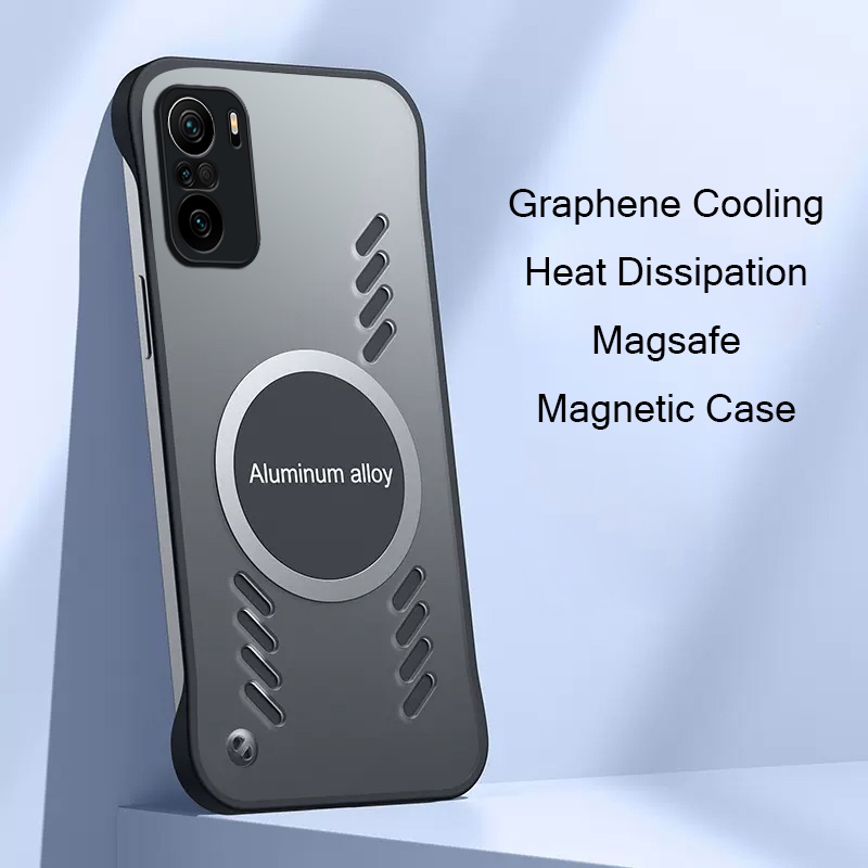 Ốp Điện Thoại TPU Không Khung Tản Nhiệt Chống Sốc Cho Xiaomi Redmi K40 Pro K40S