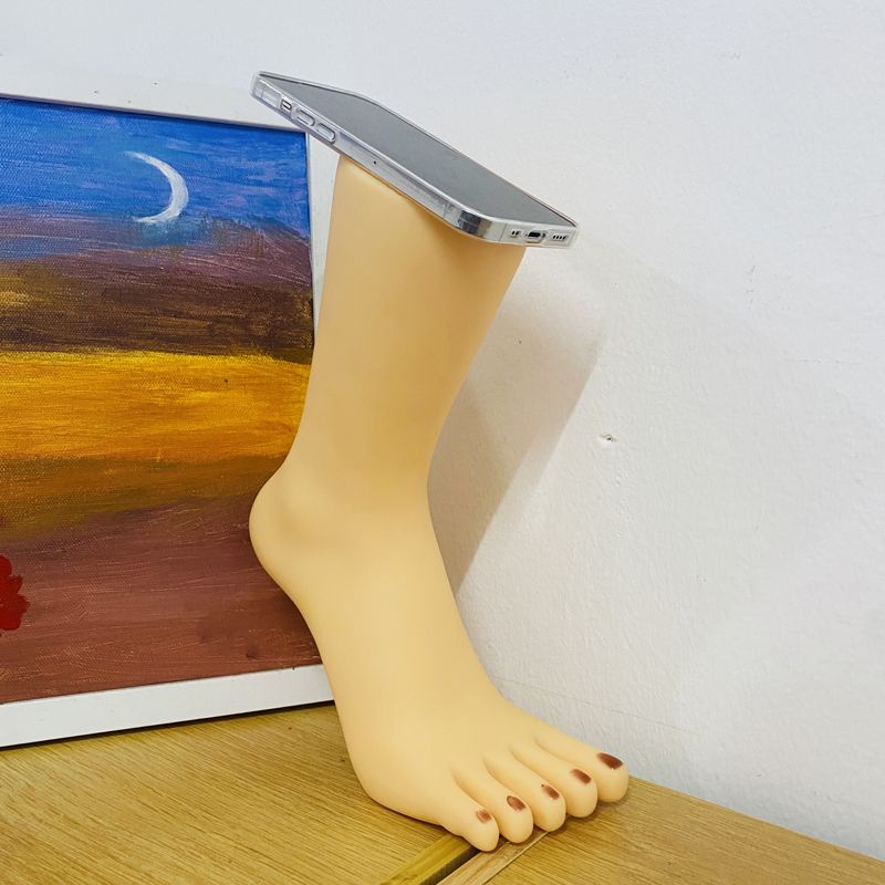 Ốp Điện Thoại Hình Bàn Chân To Dễ Thương Cho iPhone14promax 13 12 / 11p