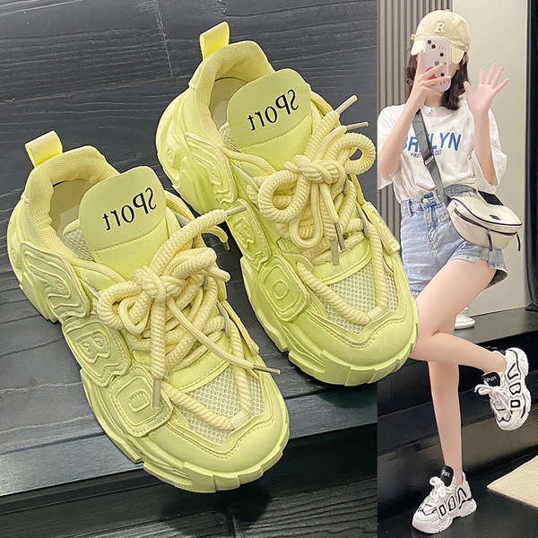 Giày Sneaker Đế Dày Quai Lưới Trong Suốt Thời Trang Mùa Hè 2023