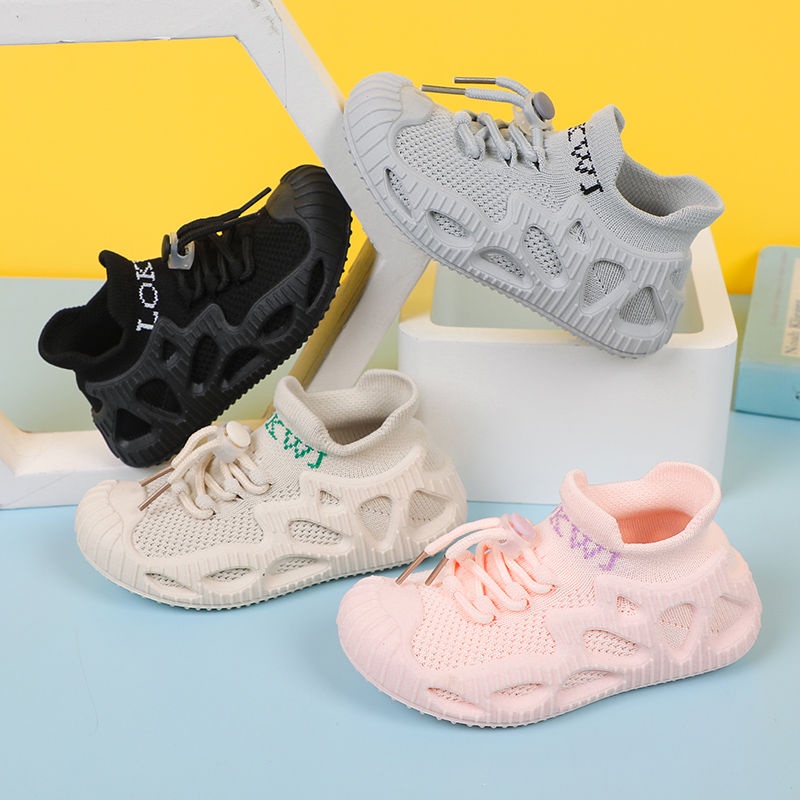 Giày Thể Thao Phối Lưới Thoáng Khí Thời Trang Xuân Thu 2023 Mới Cho Bé