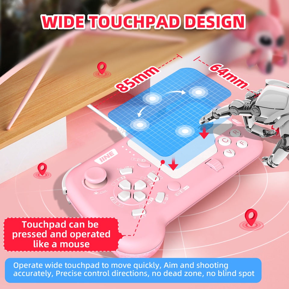 Bộ Bàn Phím Và Chuột Có Dây Cho Windows PC / Mac OS / PS4 / PS5 / Xbox
