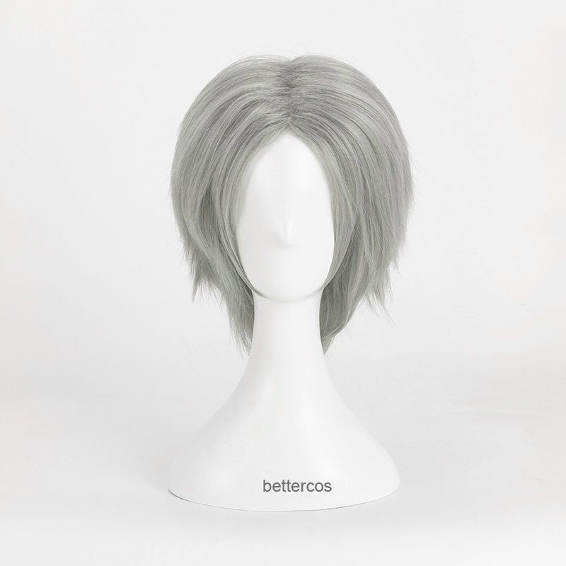 Tóc giả cosplay Dante Devil May Cry 5 màu bạc-xám, chống cong vênh - Model K131B