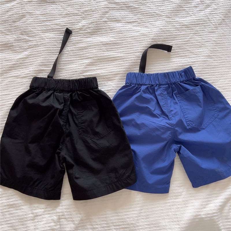 Quần Short Cotton Mỏng Màu Sắc Tương Phản Thời Trang Mùa Hè Cho Bé Trai