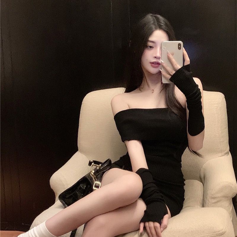 Đầm Dệt Kim Ngắn Ôm Dáng Phong Cách Desire Style Mới Năm 2022 Cho Nữ