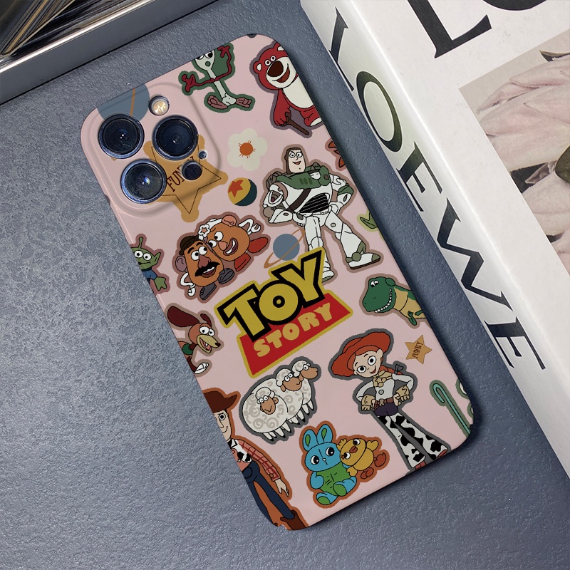 Ốp Điện Thoại Cứng Chống Sốc In Hình Toy Story Thời Trang Cho iphone 14promax 11 13 12 7Plus 8 X XS Max