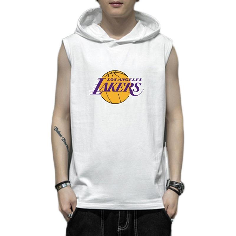 Nba Áo hoodie Sát Nách Dáng Rộng Phong Cách Thể Thao Thời Trang Mùa Hè Cho Nam