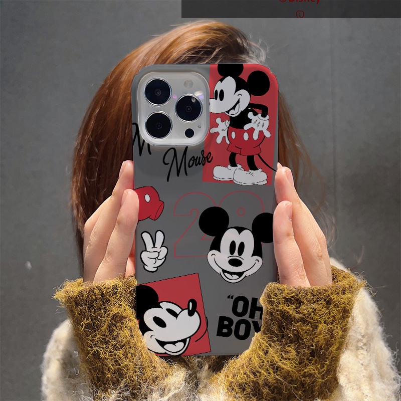 Ốp Điện Thoại Cứng Chống Sốc In Hình Chuột Hoạt Hình Dễ Thương Cho iphone 14 pro Max 11 13 12 7Plus 8 X XS Max