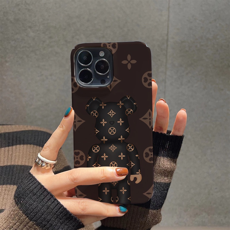 Ốp Điện Thoại Cứng Chống Sốc In Hình Gấu Hoạt Hình Cho iphone 14 pro Max 11 13 12 7Plus 8 X XS Max