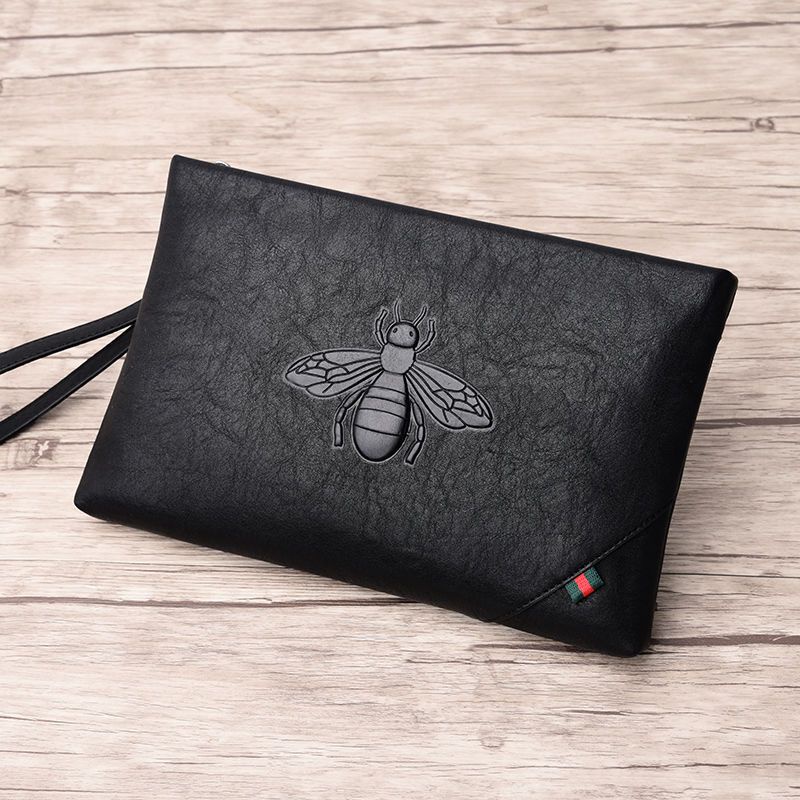 Túi xách nam Túi xách da mềm Túi xách nam Túi xách nam công suất lớn Giải trí kinh doanh thời trang Túi xách thanh niên