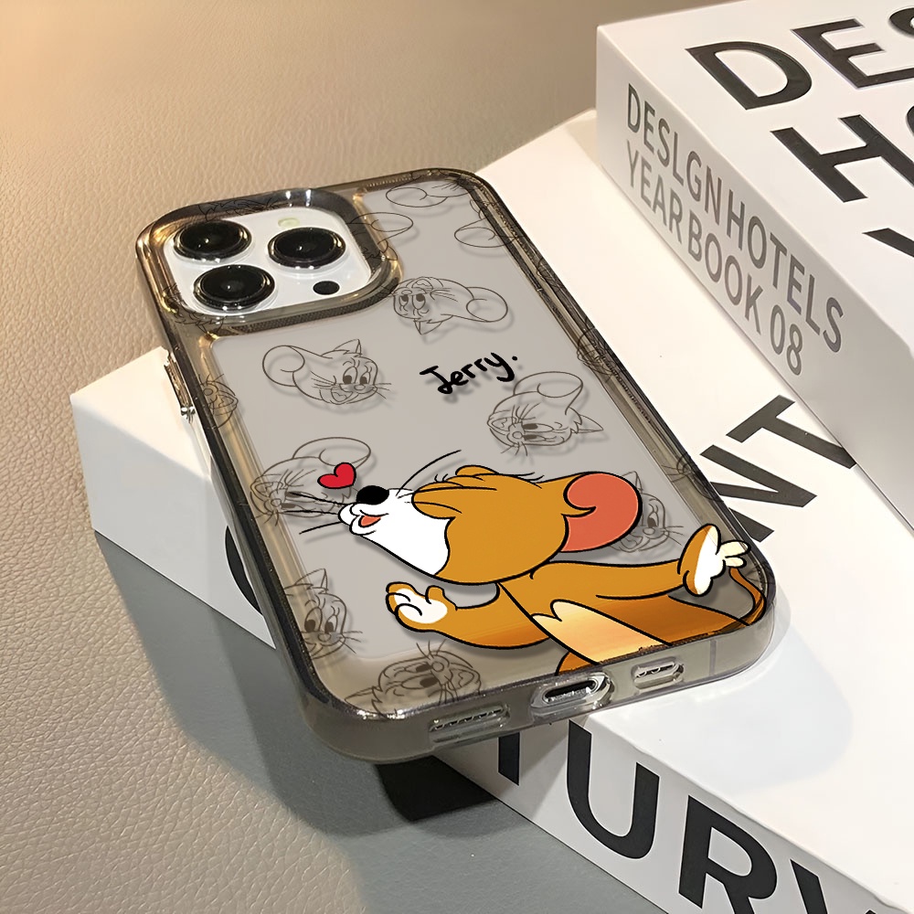 Ốp Điện Thoại Trong Suốt Chống Sốc In Hình Chuột Hoạt Hình Cho iphone 14 pro max 11 13 12 7 8 Plus X XR XSMax