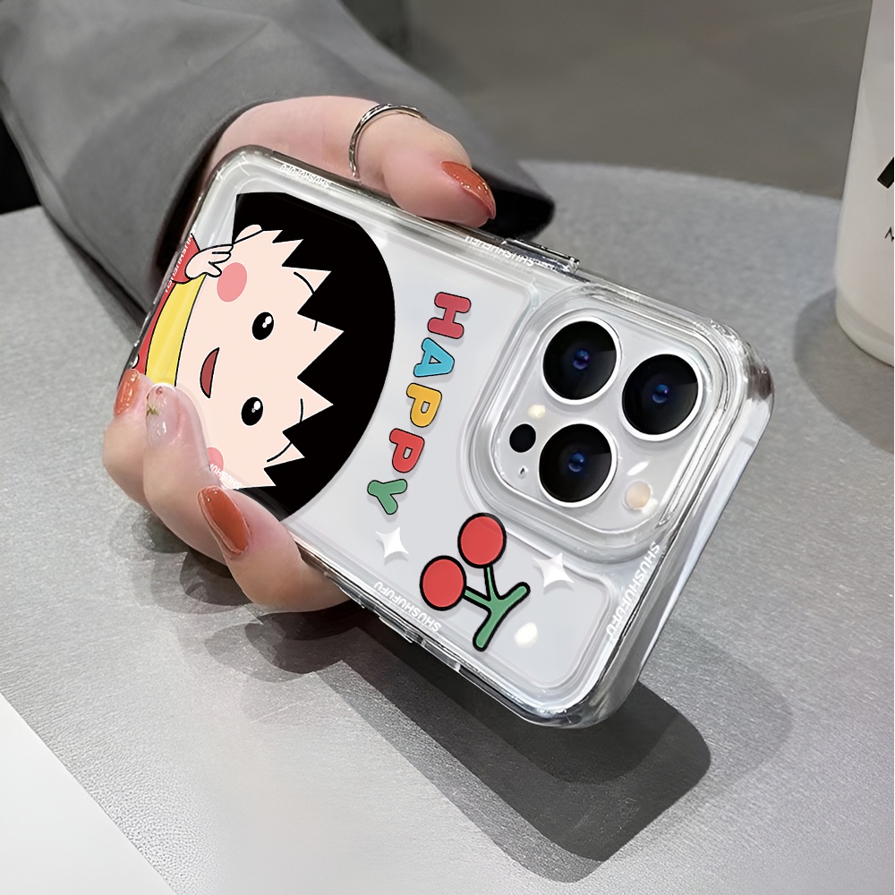 Ốp Điện Thoại Trong Suốt Họa Tiết Hoạt Hình Cho iphone 14 pro max 11 13 12 7 8 Plus X XR XSMax