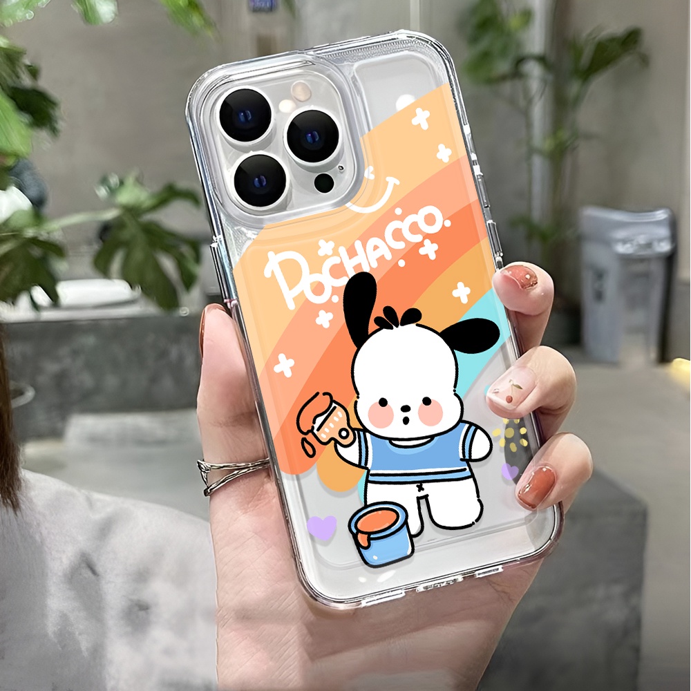 Ốp Điện Thoại Trong Suốt In Hình Cầu Vồng Cho iphone 14 pro max 11 13 12 7 8 Plus X XR XSMax