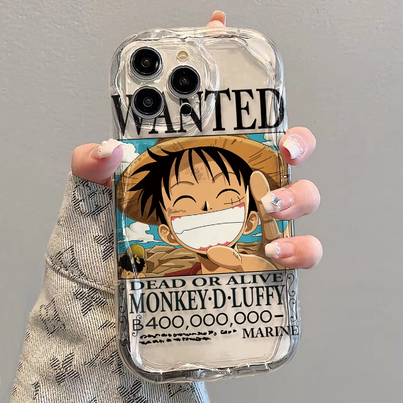 Ốp Điện Thoại Dẻo Trong Suốt Họa Tiết Hoạt Hình Luffy Dễ Thương Cho iphone 14 pro Max 11 13 12 7Plus 8 X XS Max