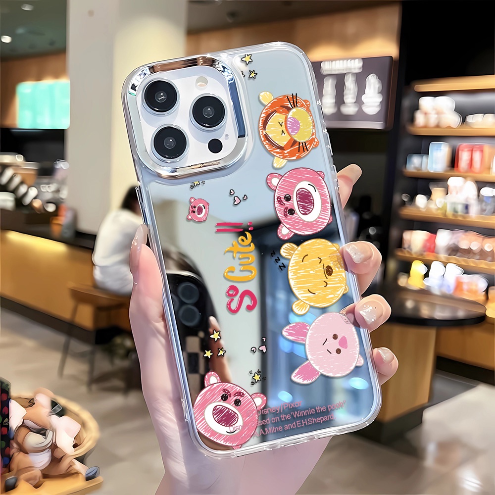 Ốp Điện Thoại Tpu In Hình Winnie the Pooh Minnie Cho iphone 14 pro max 11 12 13 8 7 Plus X XR XSMax