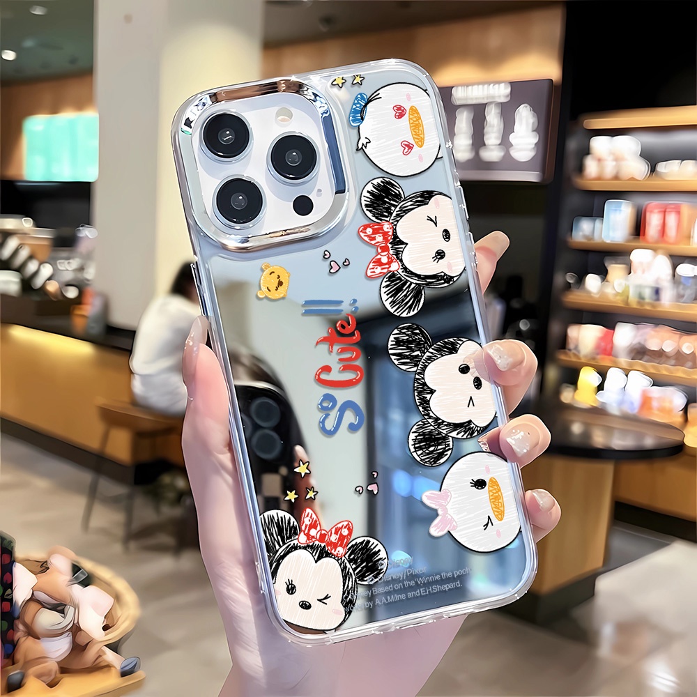 Ốp Điện Thoại Tpu In Hình Winnie the Pooh Minnie Cho iphone 14 pro max 11 12 13 8 7 Plus X XR XSMax