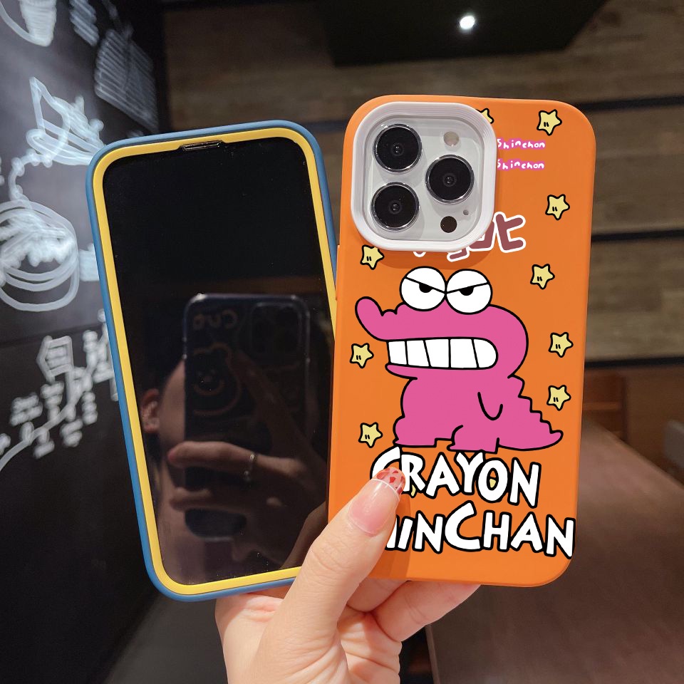 Ốp Điện Thoại silicon Họa Tiết Khủng Long Hoạt Hình 3 Trong 1 Cho iPhone 14Promax 13 12 11 7Plus X XR