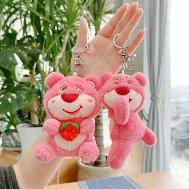 Móc Khóa Hình Gấu Nhồi Bông Dễ Thương