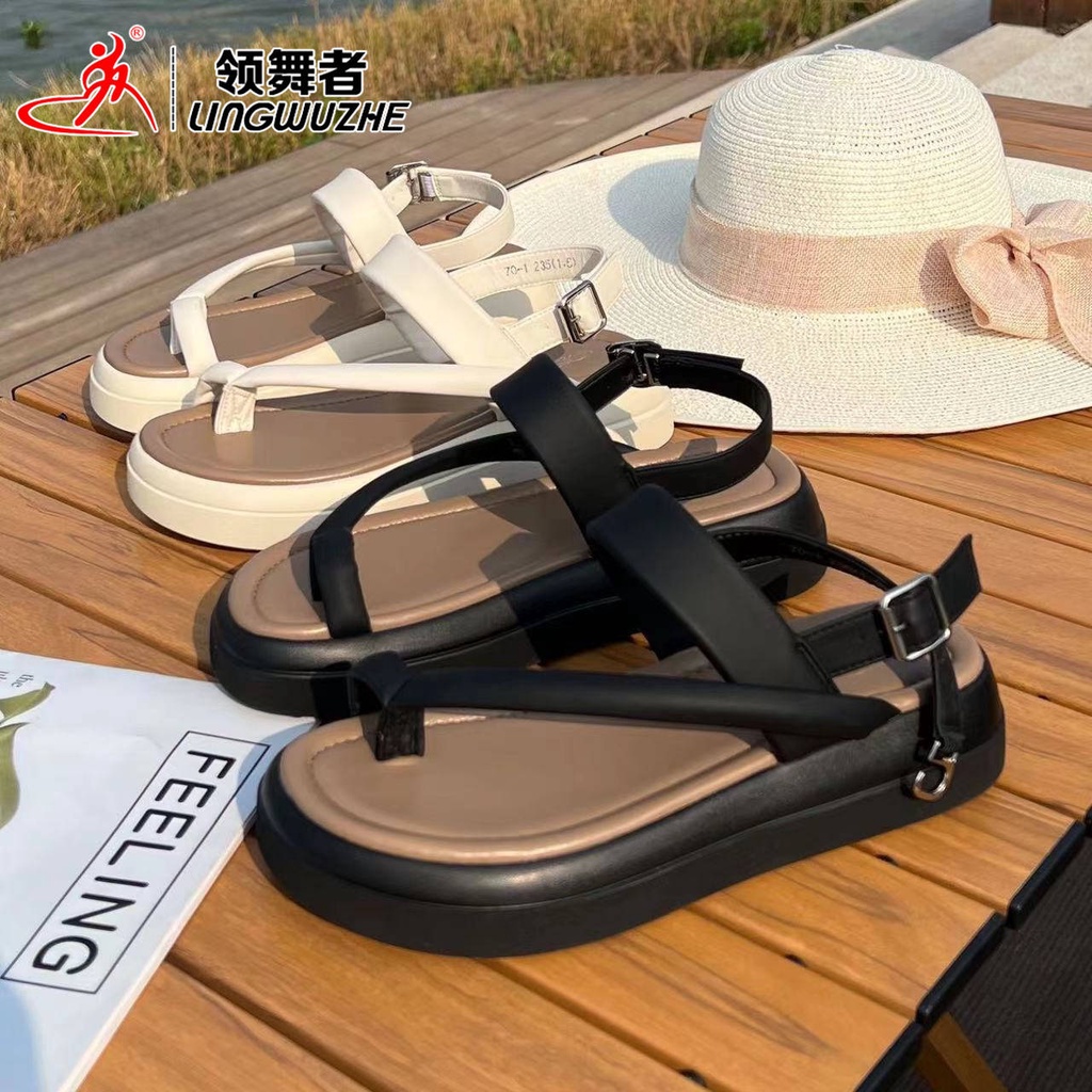 Dép Sandal Xỏ Ngón Đính Đá Thời Trang Đi Biển Mùa Hè Cho Nữ