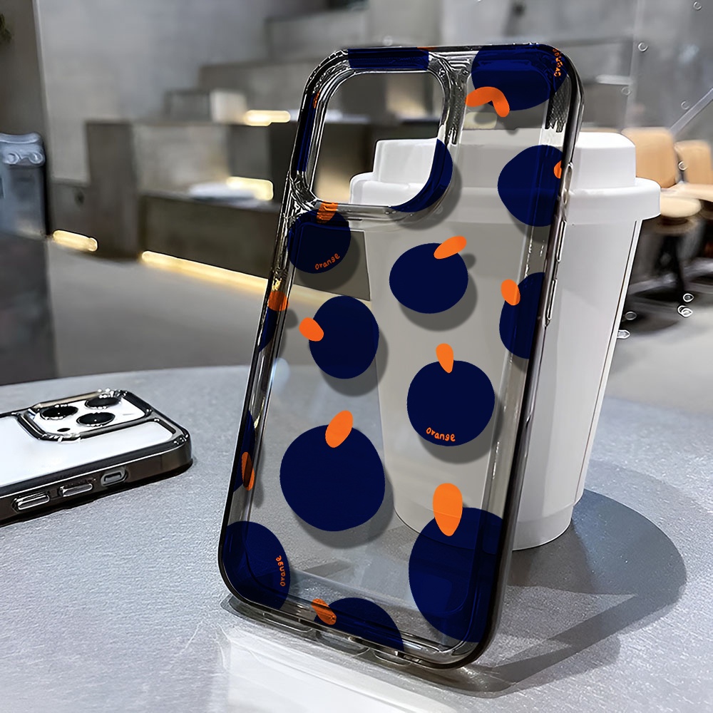 Ốp Điện Thoại Trong Suốt In Hình Trái Cây Cho iphone 14 pro max 11 13 12 7 8 Plus X XR XSMax