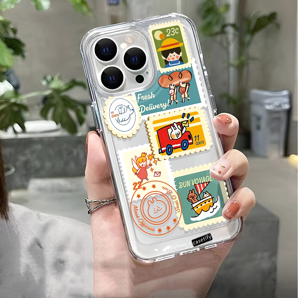 Ốp Điện Thoại Trong Suốt Họa Tiết Thời Trang Cho iphone 14 pro max 11 13 12 7 8 Plus X XR XSMax