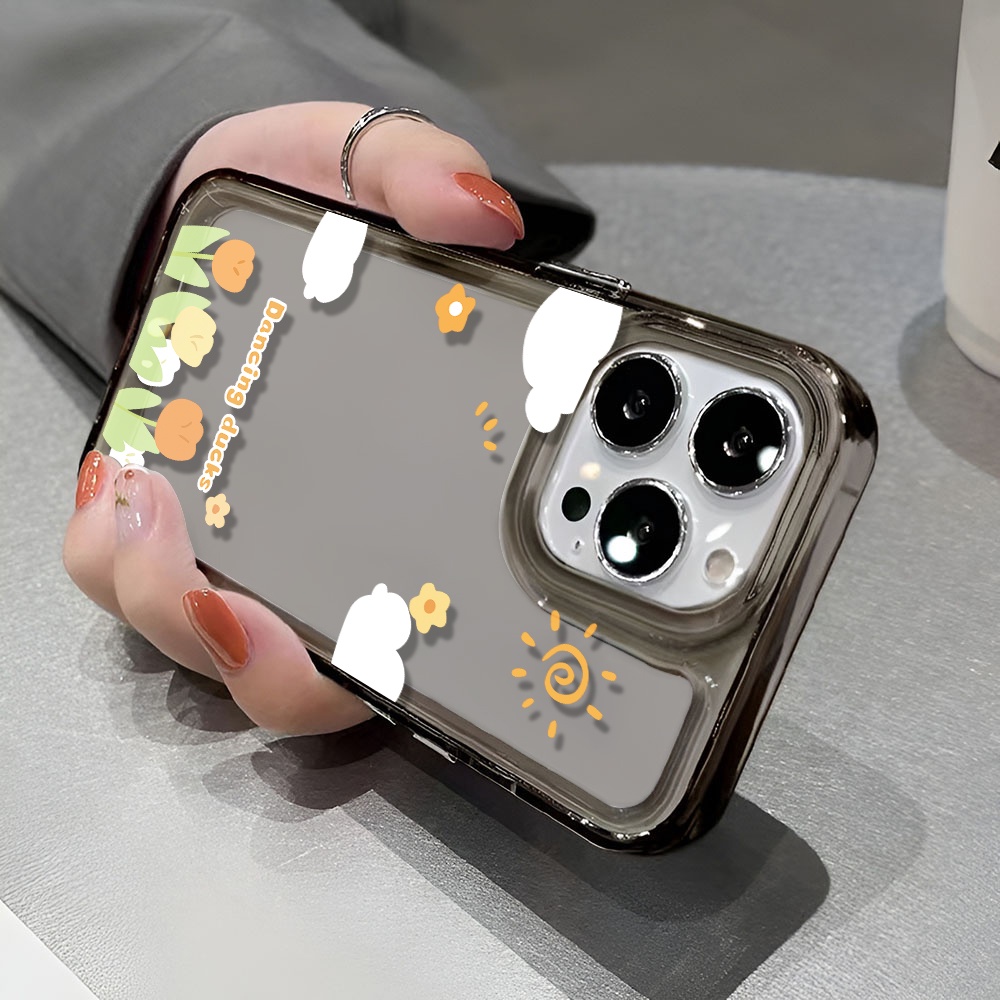 Ốp Điện Thoại Trong Suốt Họa Tiết Hoa / Đám Mây Thời Trang Cho iphone 14 pro max 11 13 12 7 8 Plus X XR XSMax