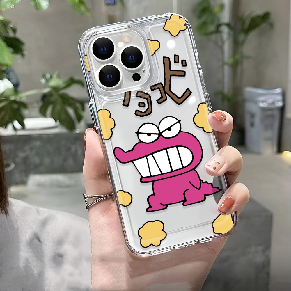 Ốp Điện Thoại Tpu Trong Suốt In Hình Quái Vật Vũ Trụ Đỏ Cho iphone 14 pro max 11 13 12 7 8 Plus X XR XSMax