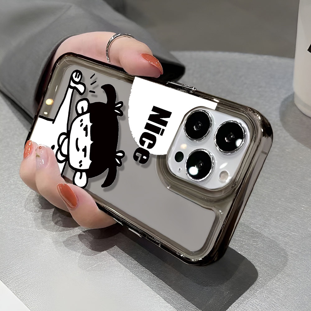 Ốp Điện Thoại Trong Suốt Chống Sốc In Hoạt Hình Cho iphone 14 pro max 11 13 12 7 8 Plus X XR XSMax