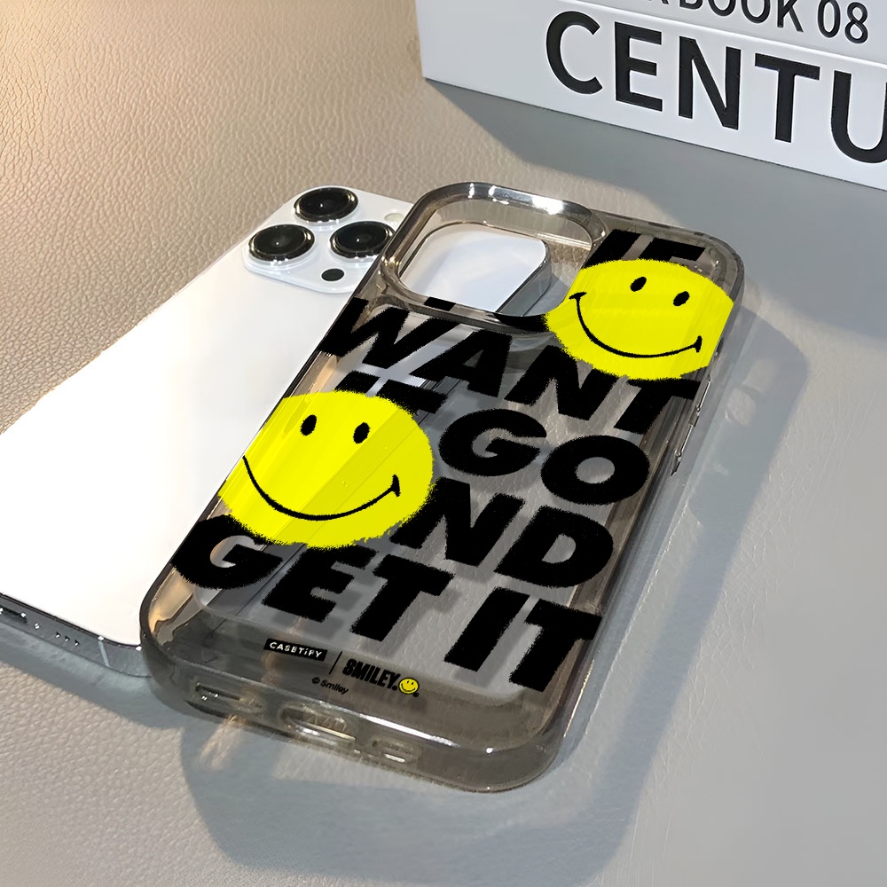 Ốp Điện Thoại Trong Suốt Chống Sốc In Hình Biểu Tượng Cảm Xúc Cho iphone 14 pro max 11 13 12 7 8 Plus X XR XSMax