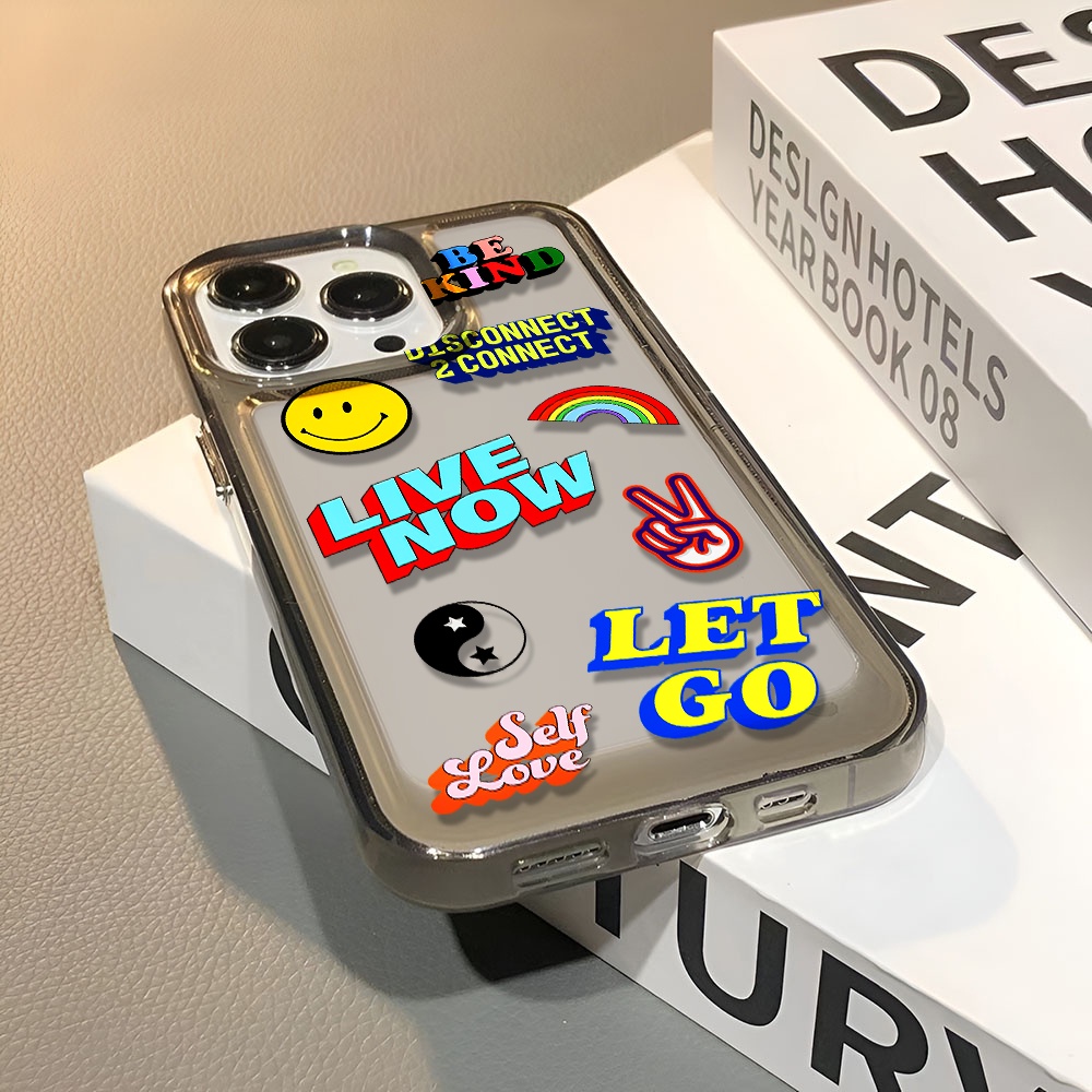 Ốp Điện Thoại Trong Suốt Chống Sốc In Logo Thời Trang Cho iphone 14 pro max 11 13 12 7 8 Plus X XR XSMax