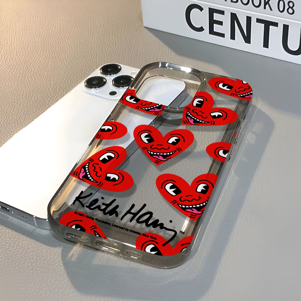 Ốp Điện Thoại Trong Suốt Chống Sốc In Hình Mặt Cười Cho iphone 14 pro max 11 13 12 7 8 Plus X XR XSMax