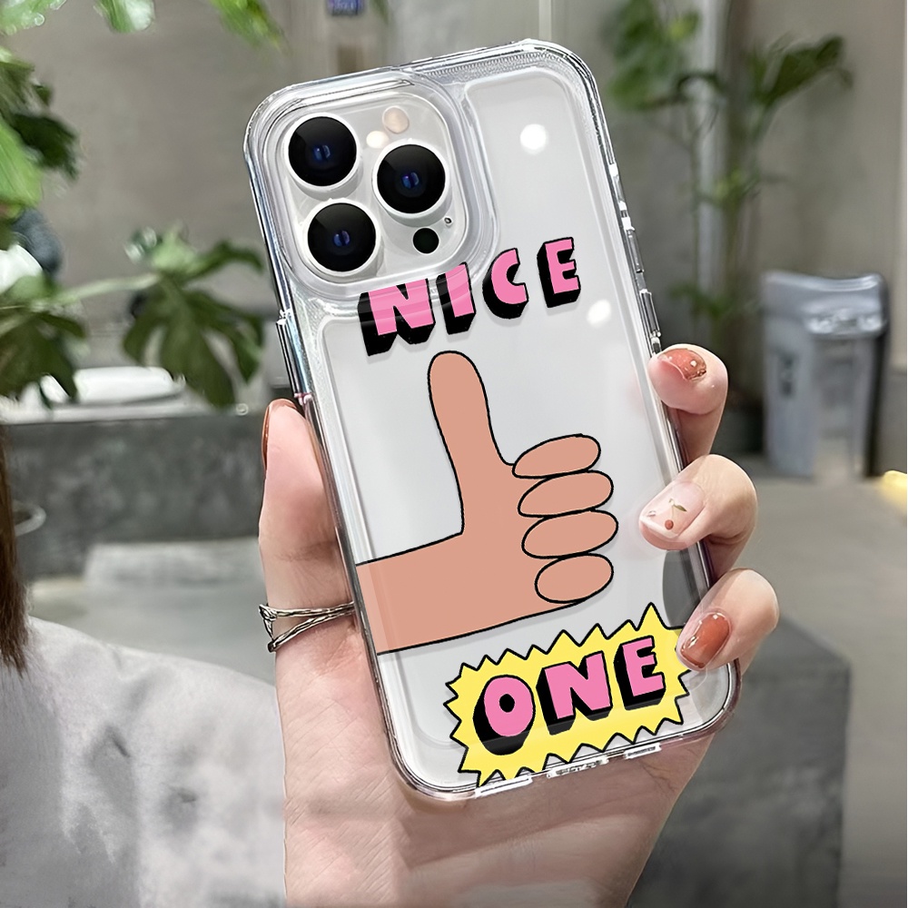 Ốp Điện Thoại Trong Suốt Chống Sốc Họa Tiết Hoạt Hình Cho iphone 14 pro max 11 13 12 7 8 Plus X XR XSMax