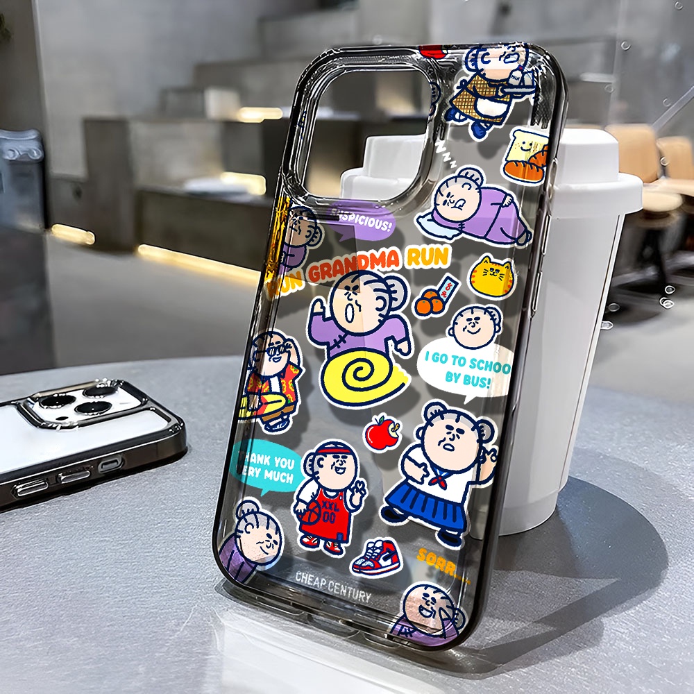 Ốp Điện Thoại Trong Suốt Chống Sốc In Họa Tiết Hoạt Hình Cho iphone 14 pro max 11 13 12 7 8 Plus X XR XSMax