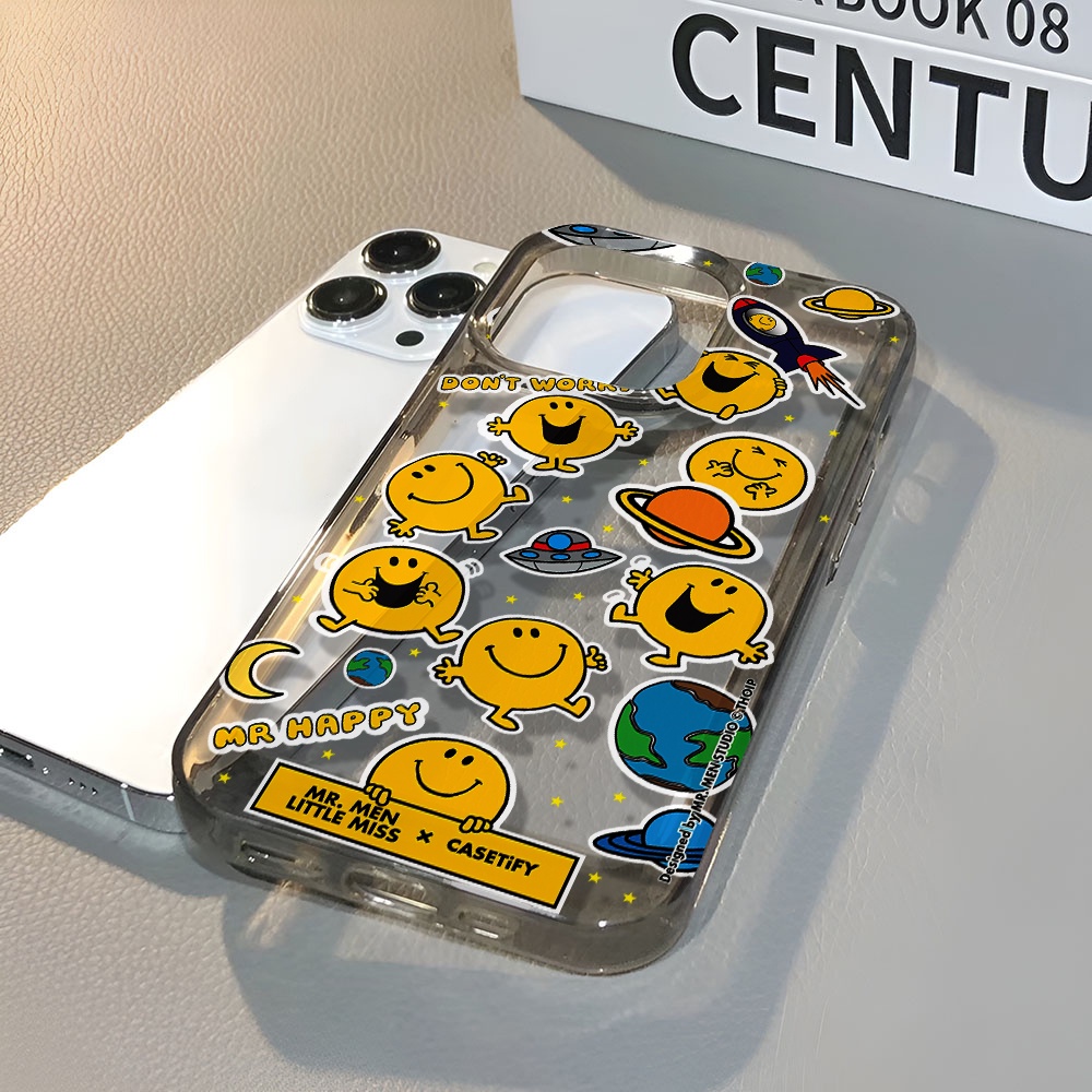 Ốp Điện Thoại Trong Suốt Chống Sốc In Hình Mặt Cười Cho iphone 14 pro max 11 13 12 7 8 Plus X XR XSMax