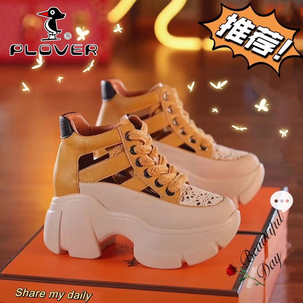 Giày Sandal Đế Dày Đục Lỗ Thoáng Khí Dễ Phối Đồ Cho Nữ