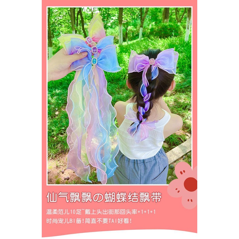 ✨Hàng Có Sẵn! Hộp Đựng Tai Nghe✨ Kẹp Tóc Đính Nơ Xinh Xắn Cho Bé Gái