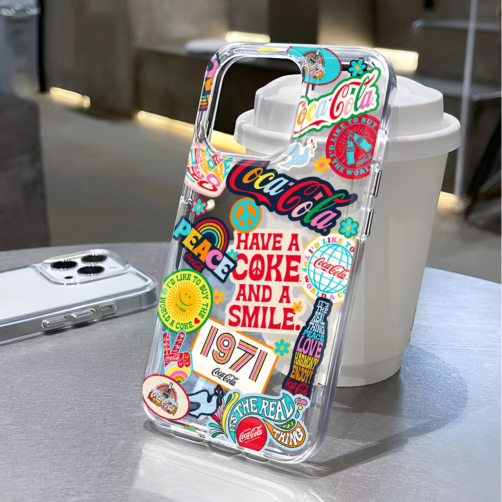 Ốp Điện Thoại Trong Suốt Chống Sốc Họa Tiết Không Gian Cho iphone 14 pro max 11 13 12 7 8 Plus X XR XSMax