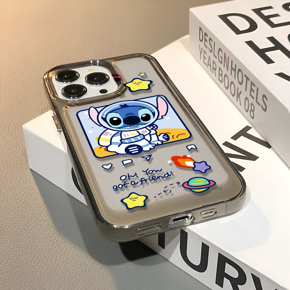 Ốp Điện Thoại Trong Suốt Chống Sốc In Hình Phi Hành Gia Cho iphone 14 pro max 11 13 12 7 8 Plus X XR XSMax