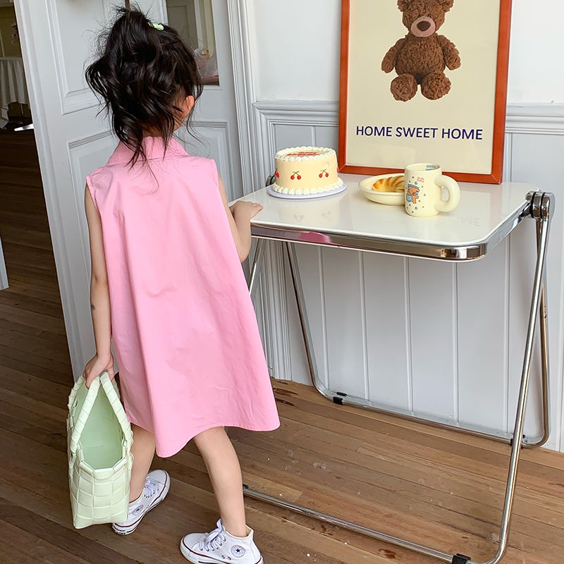 Đầm Công Chúa Mùa Hè Thời Trang Phong Cách Hàn Quốc In Họa Tiết Thỏ Cho Bé Gái