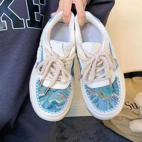 Giày Thể Thao Phong Cách Retro Hàn Quốc 2023
