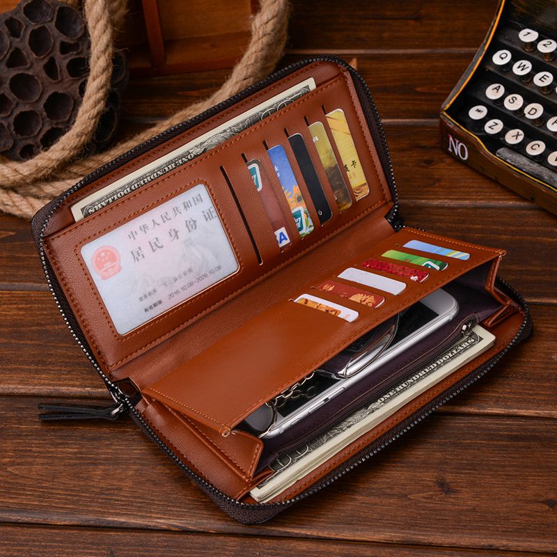 Ví Da Cá Sấu Dáng Dài Đa Năng Sang Trọng Dành Cho Nam